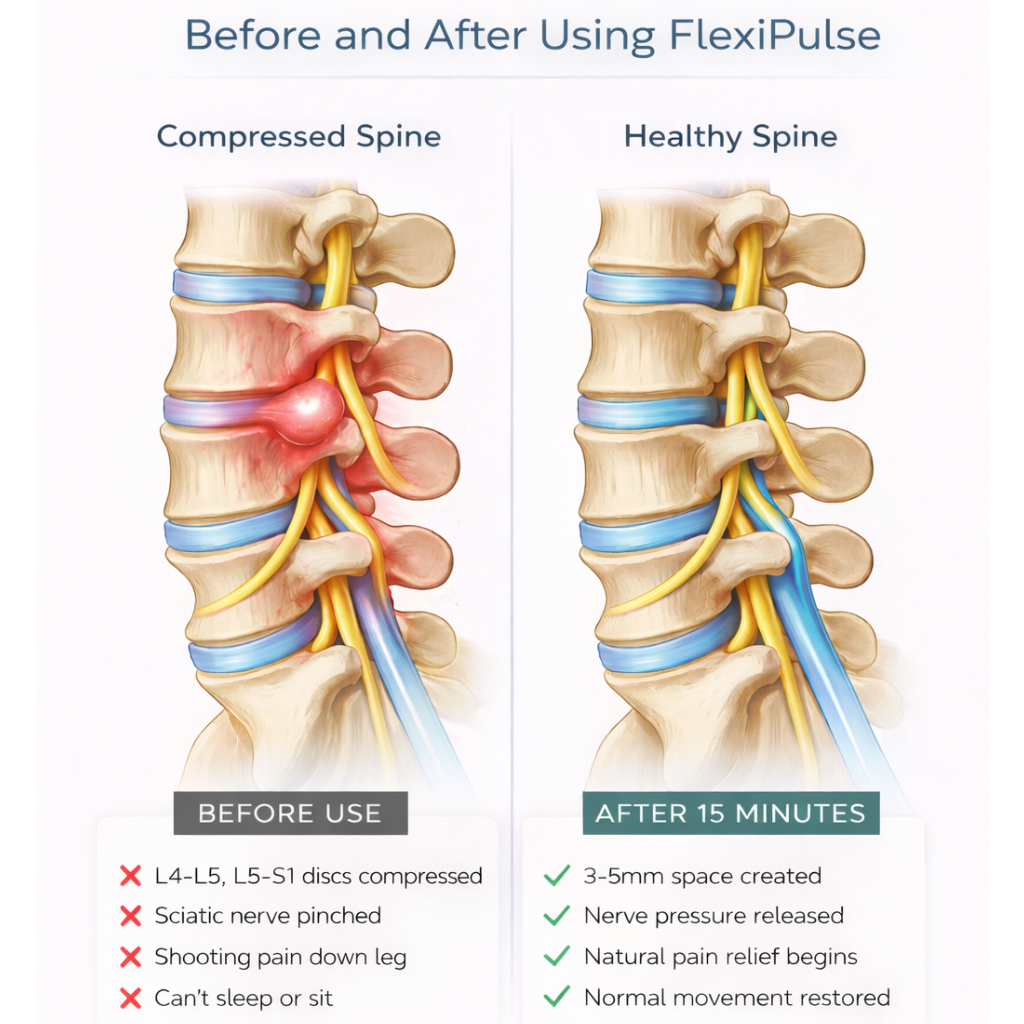 FlexiPulse® 3 in 1 Back Massager